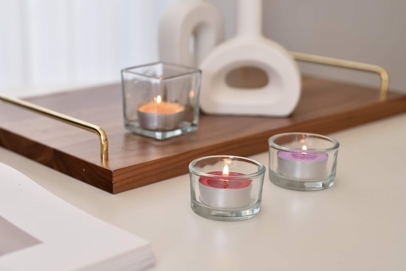 COCODOR Scented Tealight Candles/Honey Peach / 25 Pack / 4-5 Hour Extended Burn Time/Made in Italy, Cotton Wick, Scented Home Deco, Fragrance, Mother's Day - Image 2